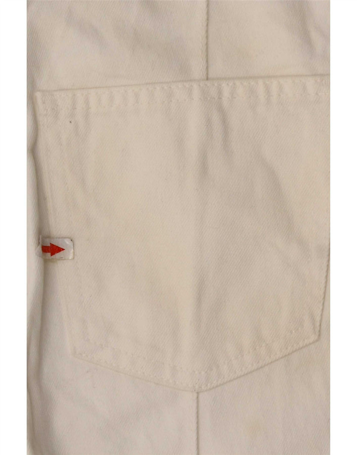 Zara Dame Straight Jeans EU 32 2XS W22 L31 Hvid