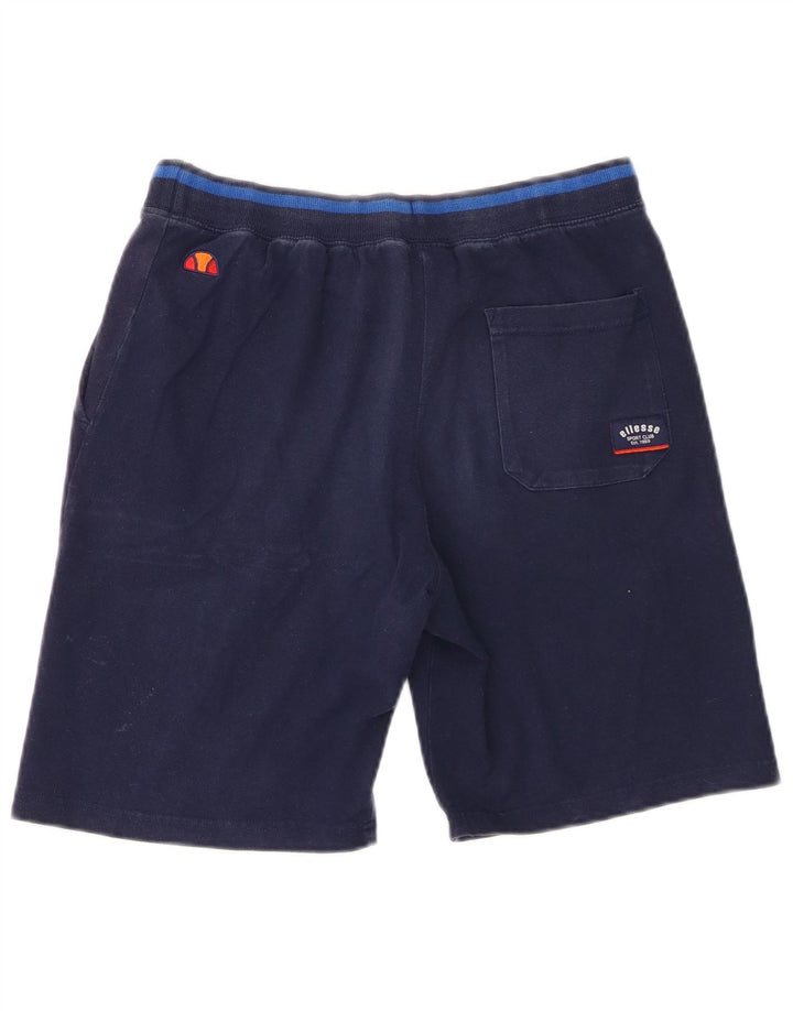Ellesse Herre grafiske sportsshorts Medium marineblå bomuld
