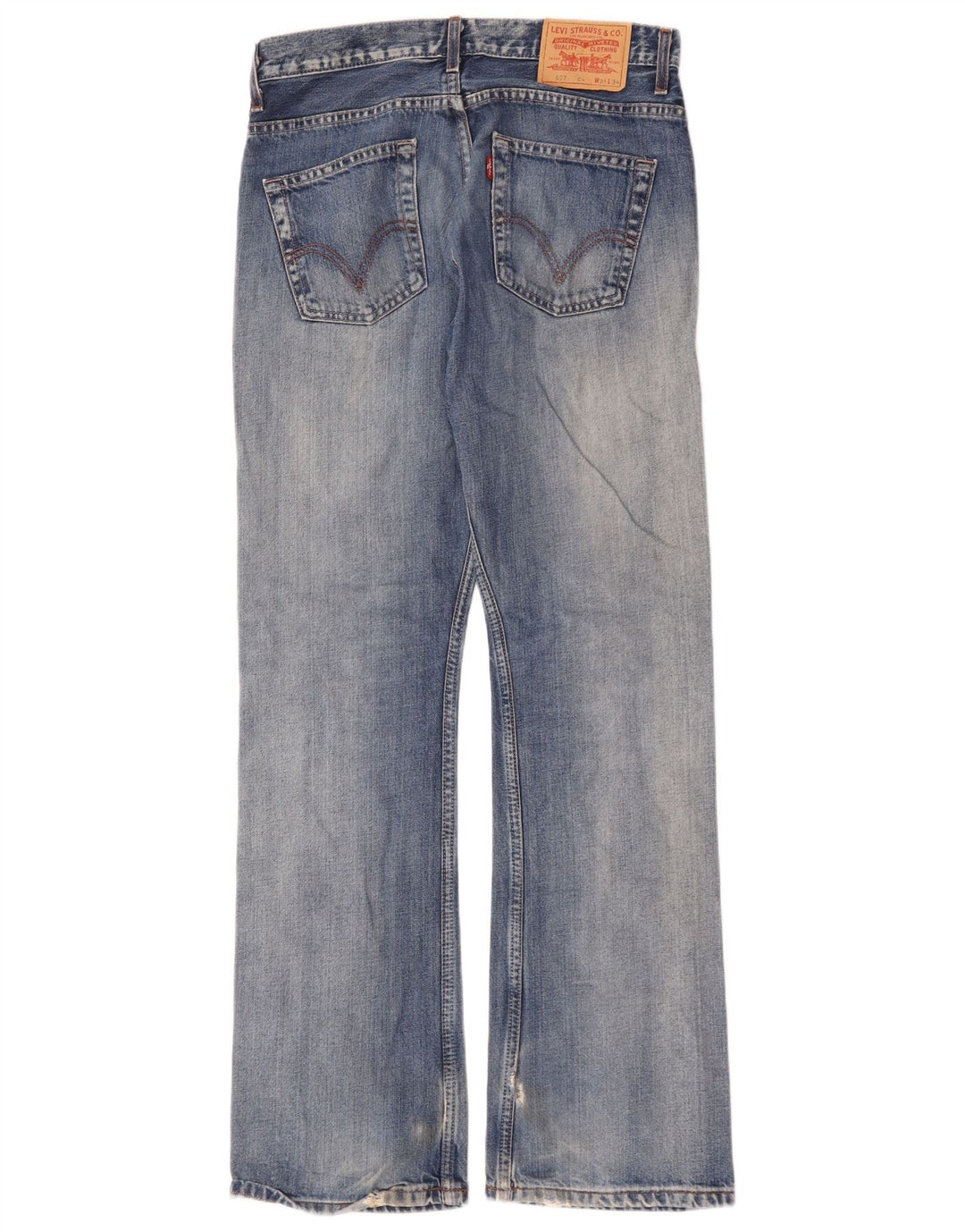 Levi's Herre 507 Slim Bootcut Jeans W31 L34 Blå Bomuld