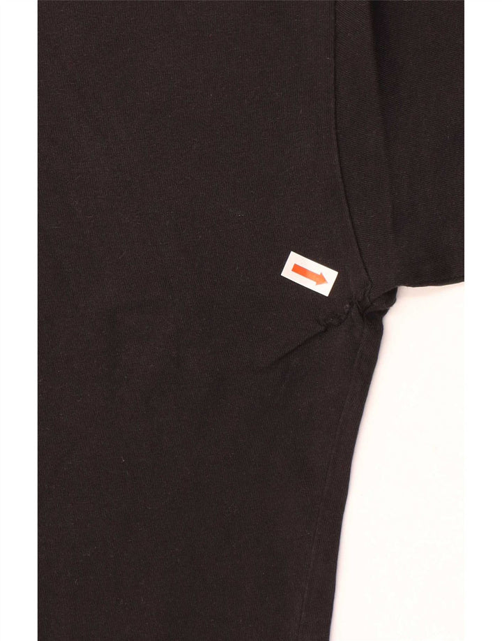 Vans Herre Classic Fit Grafisk T-Shirt Top Medium Sort Bomuld