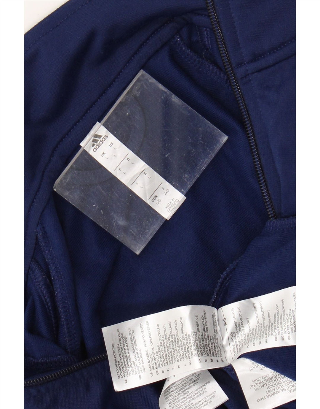 ADIDAS Træningsdragt til mænd, topjakke, stor marineblå