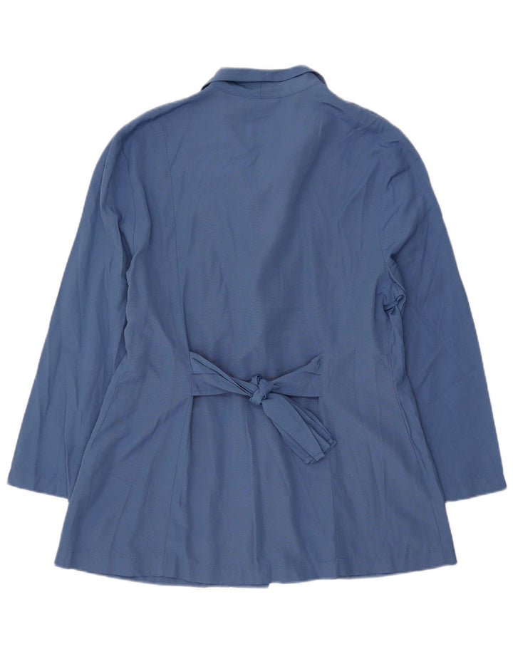 MISS JOY Womens 3/4 Sleeve 3 Button Blazer Jacket EU 40 Medium Blue
