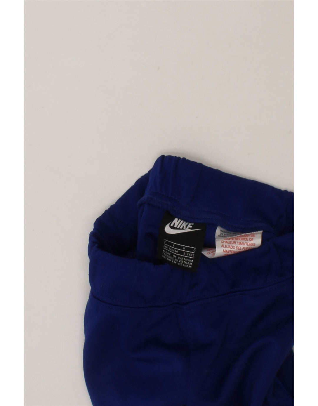 NIKE Boys Graphic Tracksuit Trousers Joggers 6-7 Years Large  Blue Vintage Nike and Second-Hand Nike from Messina Hembry 