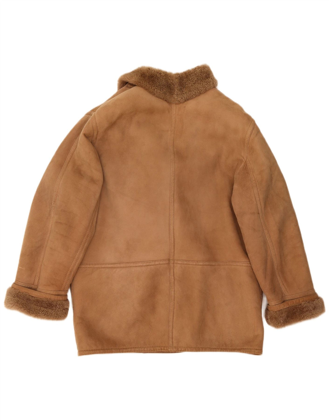 Christia Dame Shearling Jacket UK 20 2XL Beige