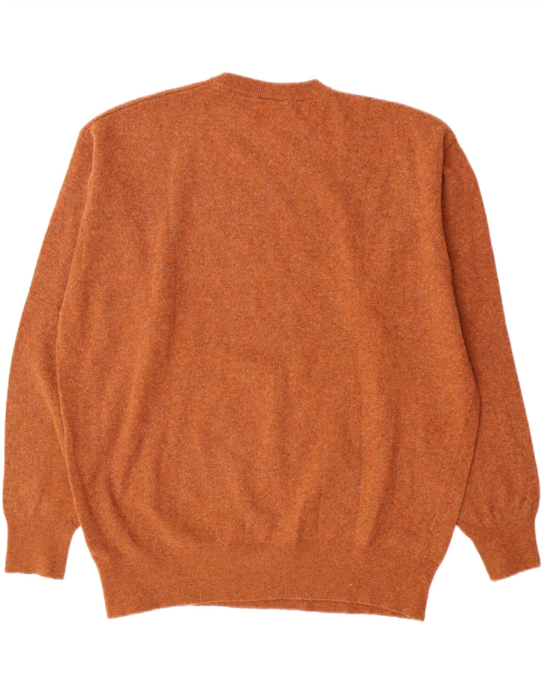 Lacoste Herre sweater med rund hals str. 6 XL Brun lammeuld