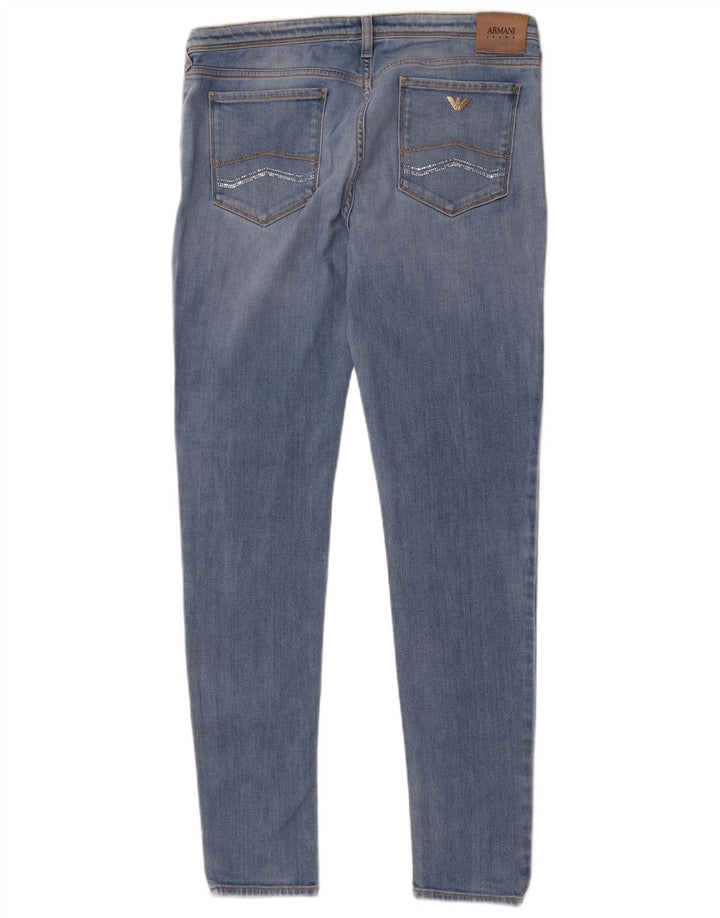 Armani Dame Skinny Jeans W33 L31 Blå Bomuld