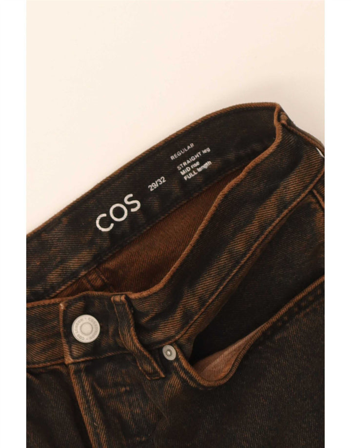 Cos Herre Mid Rise Straight Jeans W29 L28 Brun