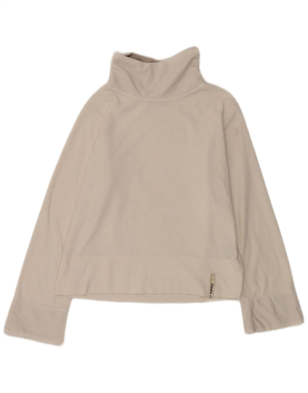 Roxy Dame Top Langærmet UK 19 Medium Off White Polyester