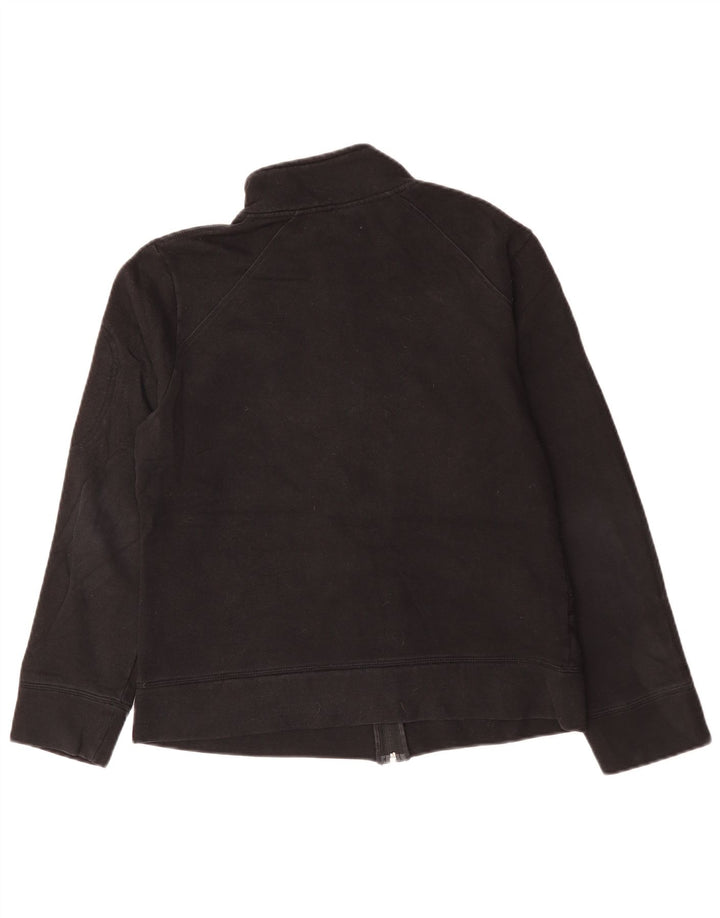 FILA Grafisk træningsdragt topjakke til kvinder UK 16 Stor sort bomuld