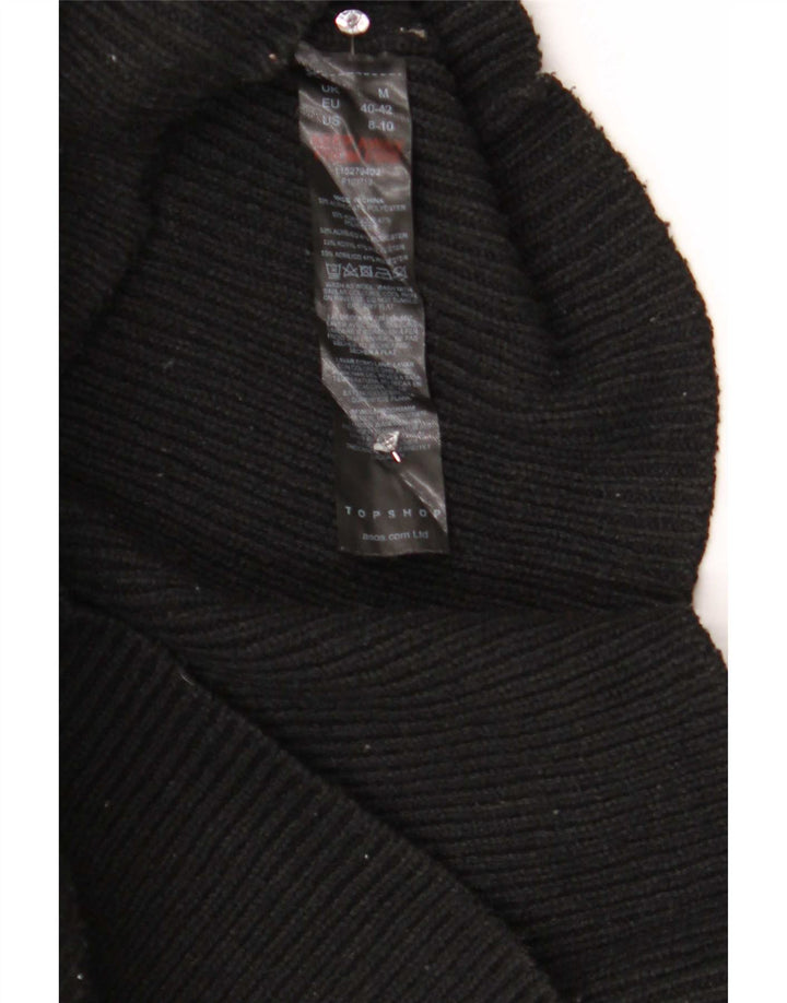 Topshop Dame Oversized rullehals sweater UK 14 Medium Sort