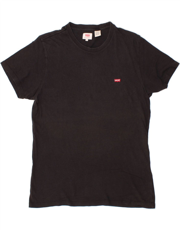LEVI'S Mens T-Shirt Top Medium Black Cotton Vintage Levi's and Second-Hand Levi's from Messina Hembry 