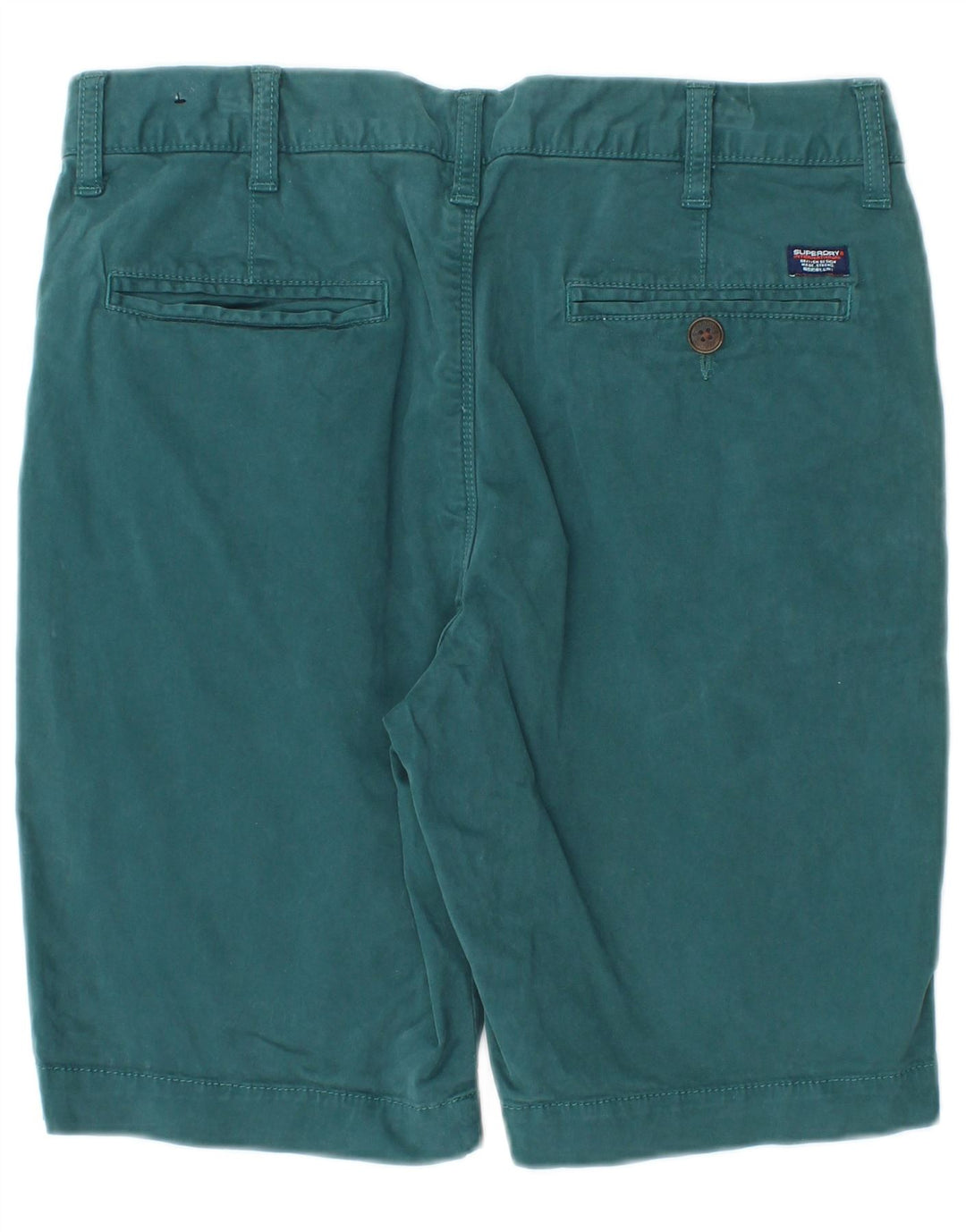 Superdry Chino Shorts til mænd W30 mellemblå bomuld