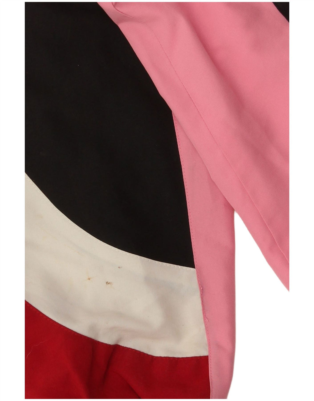 Vintage træningsdragt til mænd Top jakke Lille sort Colourblock Polyester