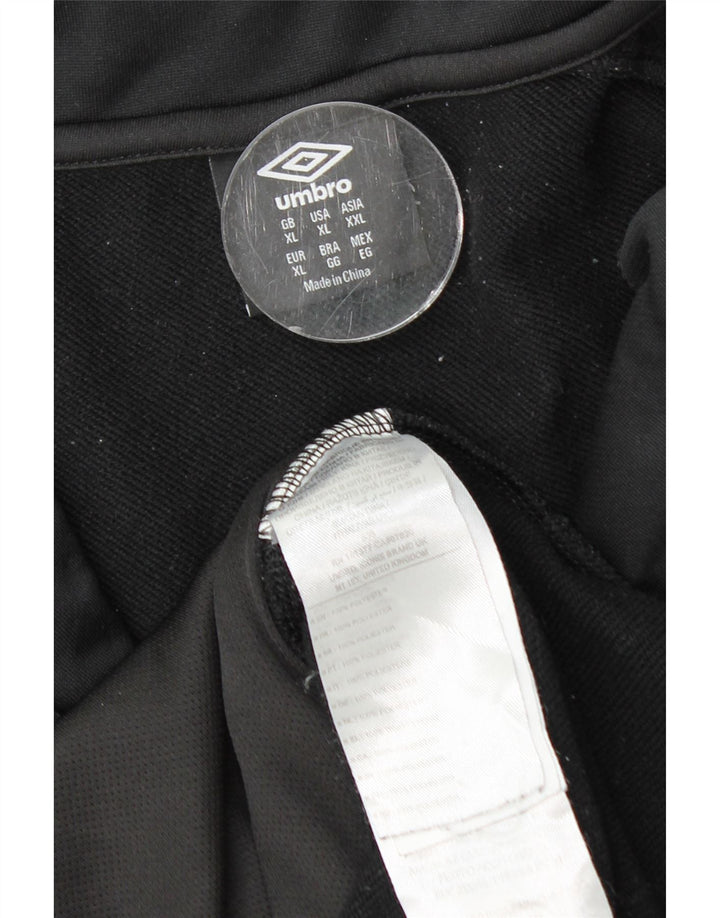 Umbro Herre Grafisk Træningsdragt Top Jakke XL Sort Polyester
