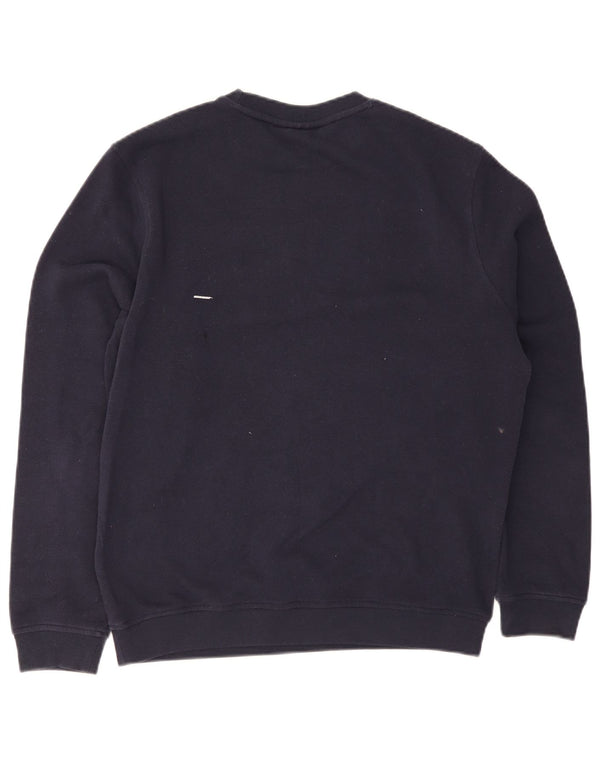 Calvin Klein Herre sweatshirt Jumper Medium Navyblå Bomuld
