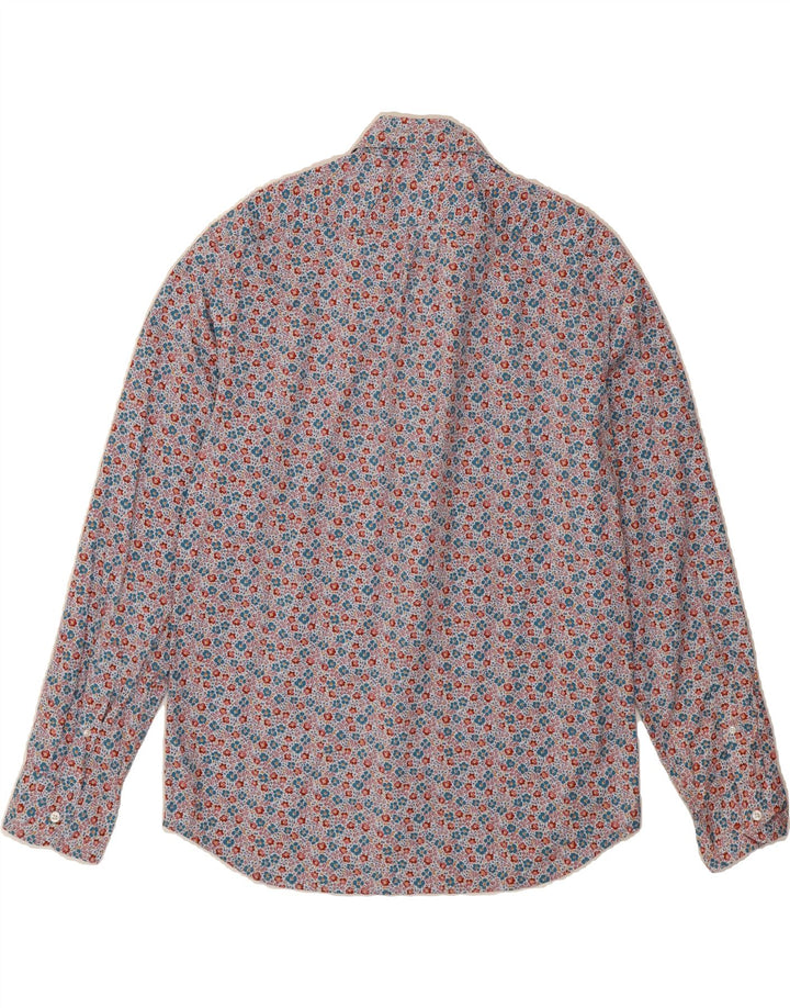 J. CREW Mens Slim Fit Shirt Large Multicoloured Floral Cotton Vintage J. Crew and Second-Hand J. Crew from Messina Hembry 