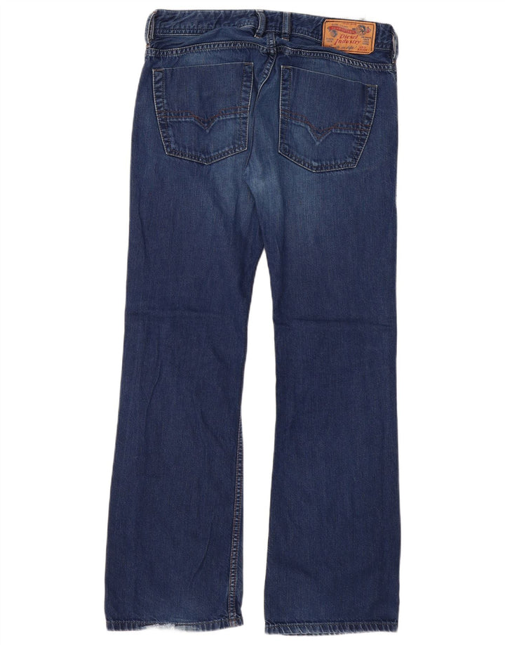 Diesel Dame Zatiny Regular Bootcut Jeans W29 L30 Marineblå Bomuld