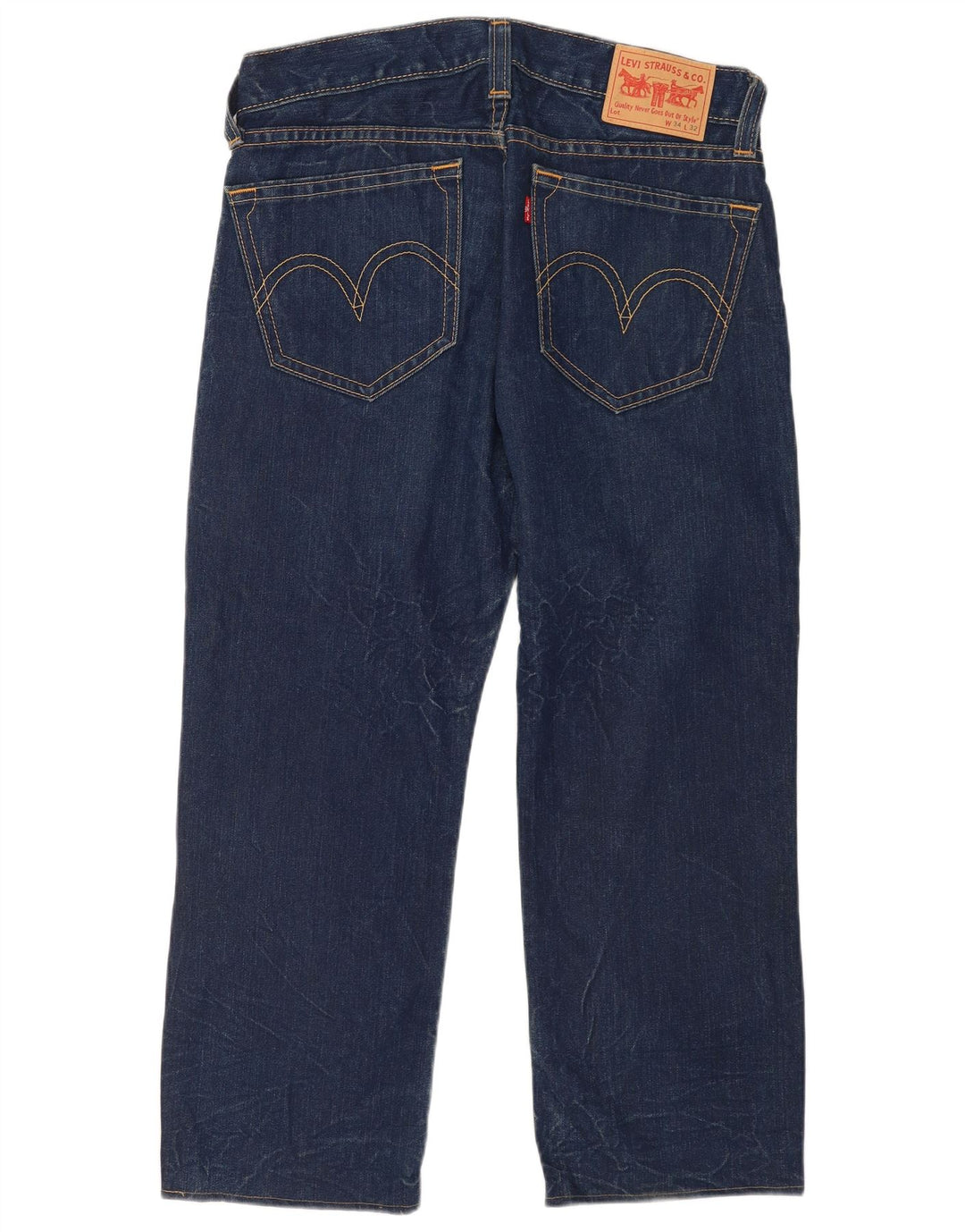Levi's Løse jeans til mænd W34 L27 Marineblå bomuld
