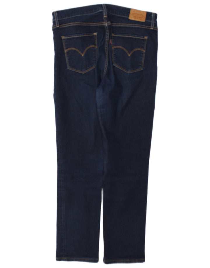 Levi's Slim Jeans til kvinder W31 L27 Marineblå bomuld