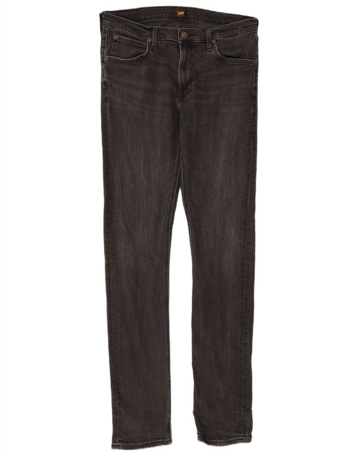 Lee Herre Luke Slim Jeans W32 L36 Grå Bomuld