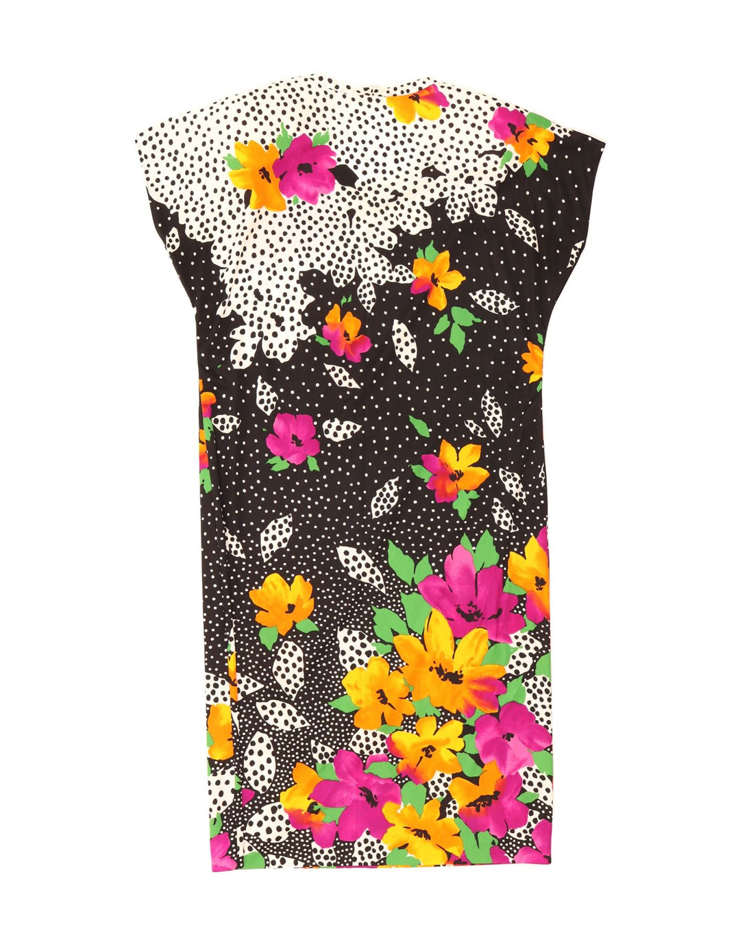 VINTAGE Womens Sheath Dress UK 16 Large Multicoloured Floral Vintage Vintage and Second-Hand Vintage from Messina Hembry 