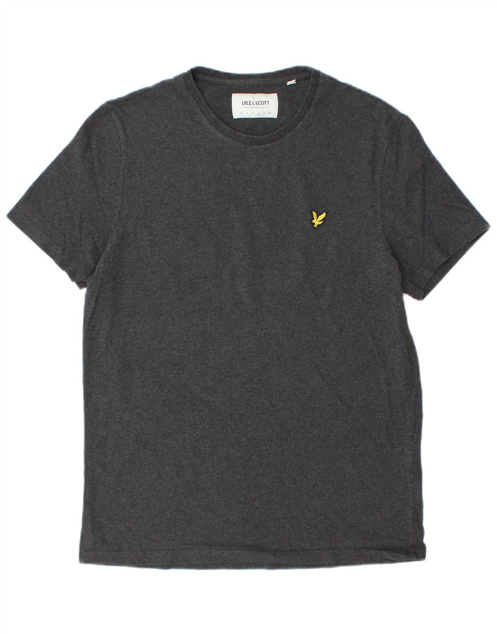 Lyle & Scott Herre T-Shirt Top Stor Grå Bomuld