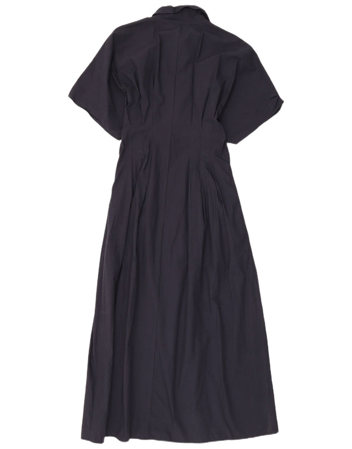 Zara Dame Maxi Dress UK 12 Medium Navy Blue