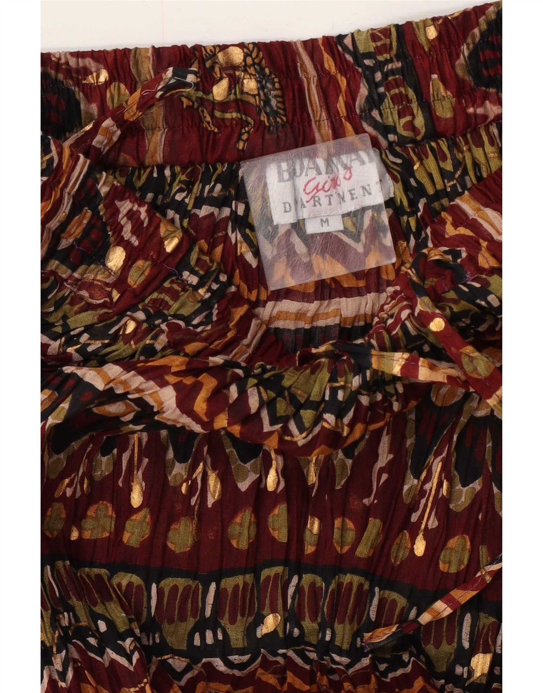 Broadway Dame Maxi Nederdel Medium W28 Burgundy Floral