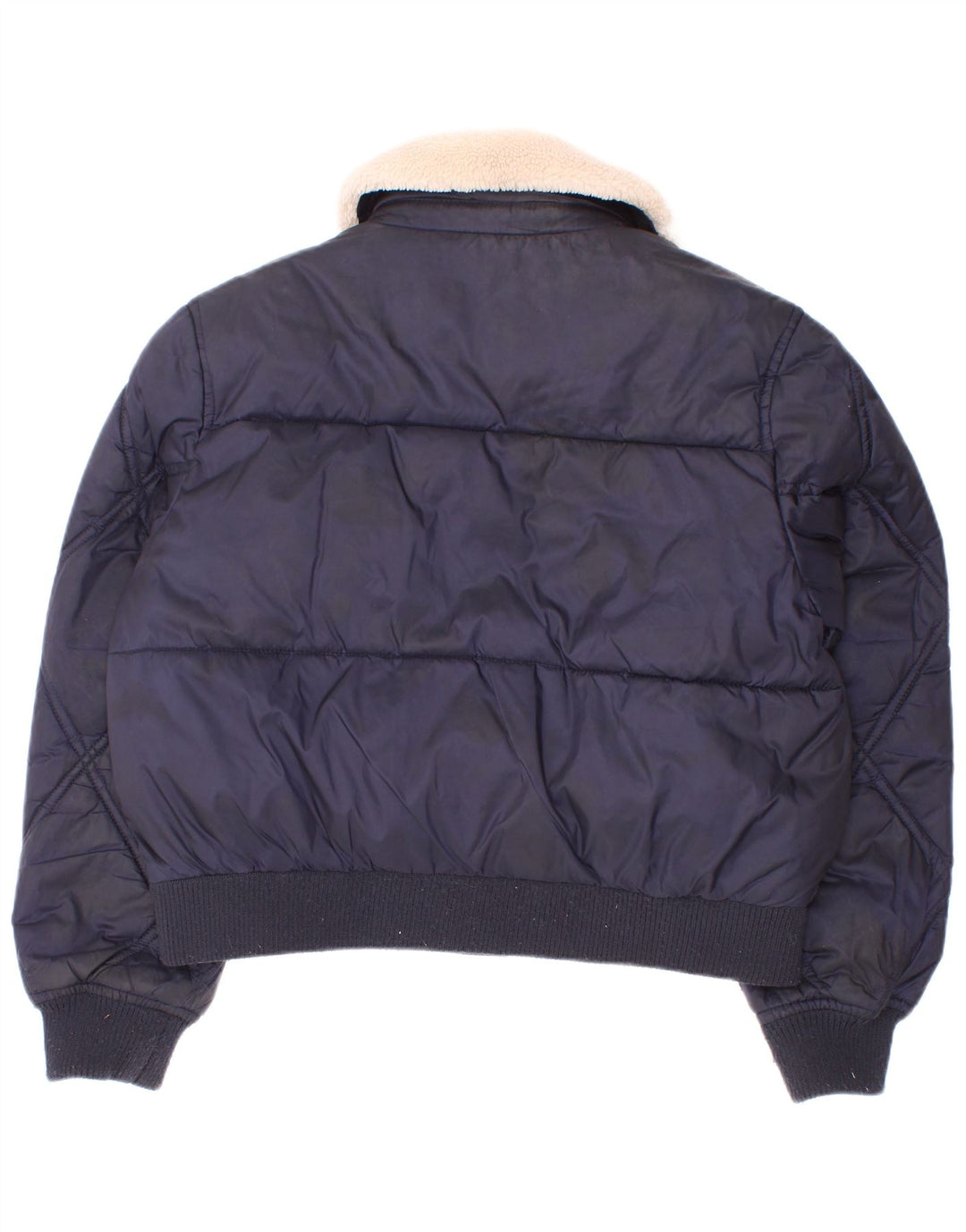 Tommy Hilfiger Pige Polstret Jakke 7-8 År Navy Blue Polyester