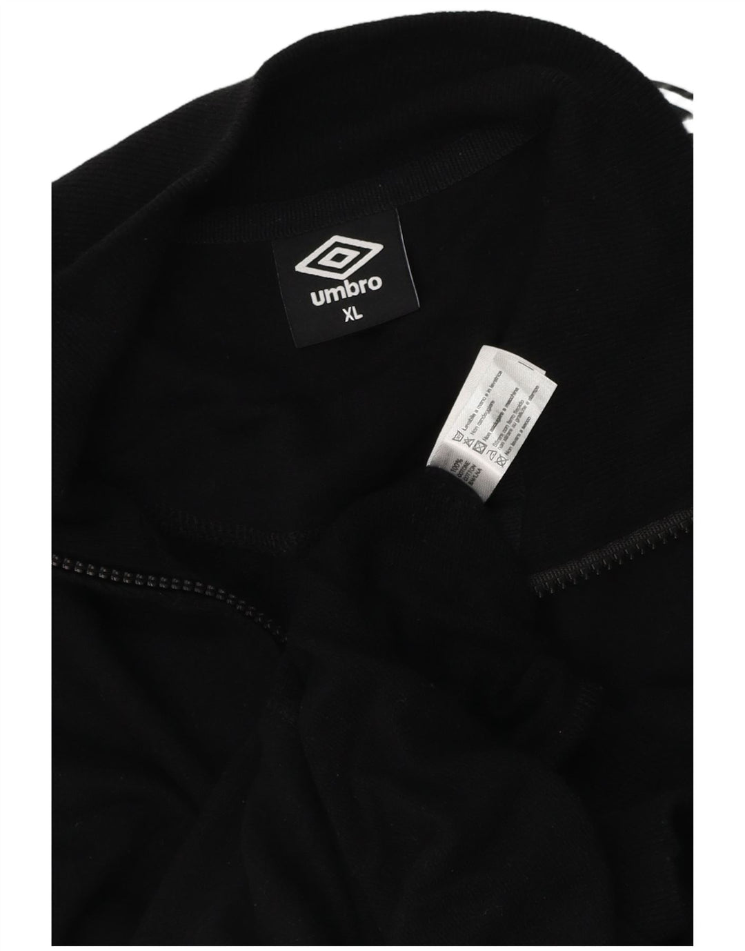 Umbro Herre grafisk træningsdragt Topjakke XL Sort Colourblock Bomuld