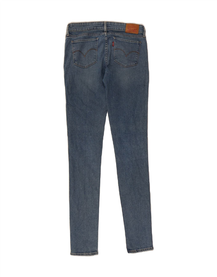 LEVI'S Womens 711 Skinny Jeans W27 L34 Blue Cotton Vintage Levi's and Second-Hand Levi's from Messina Hembry 