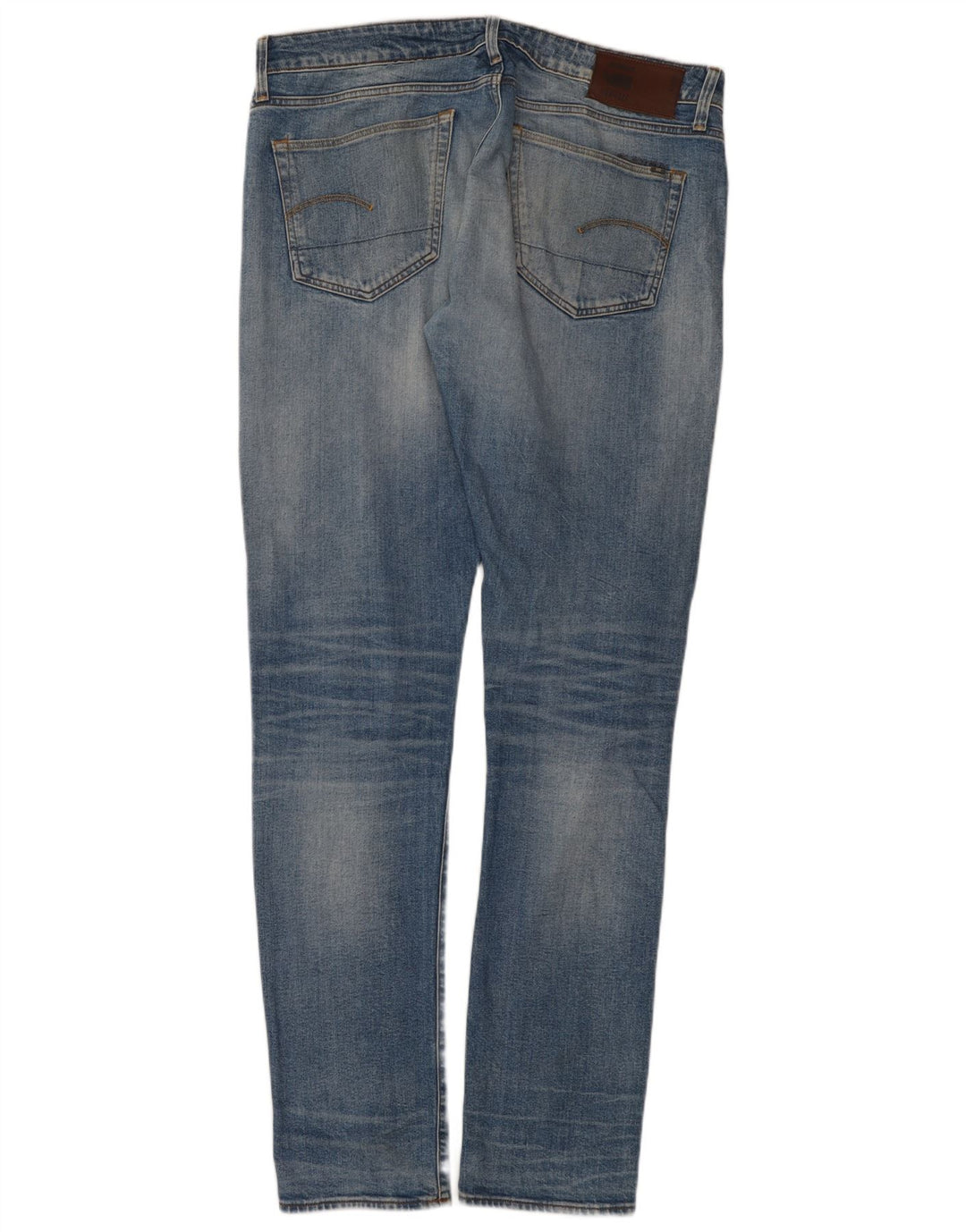 G-Star Herre 3301 Slim Jeans W36 L38 Blå Bomuld