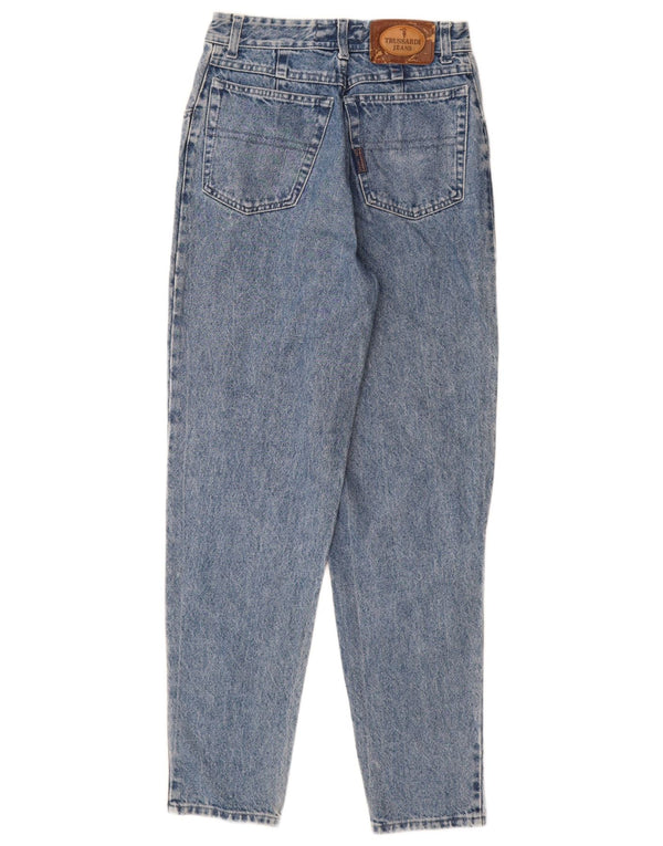 Trussardi koniske jeans til kvinder W31 L31 blå bomuld