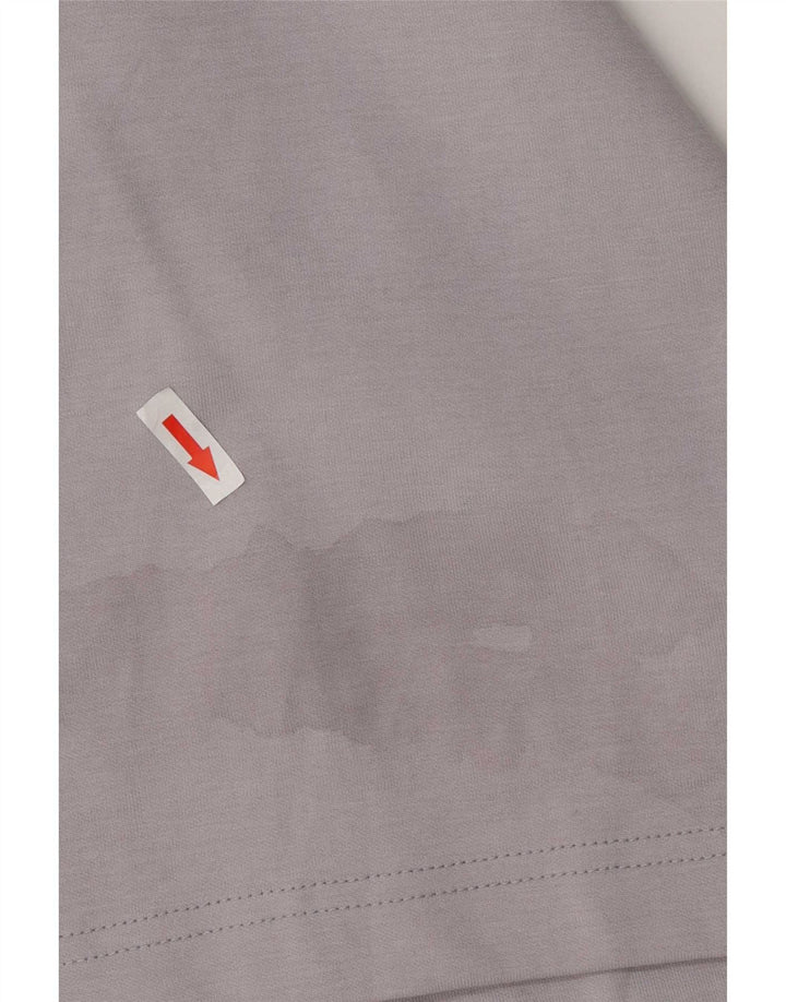Zara Herre T-Shirt Top Medium Lilla Bomuld
