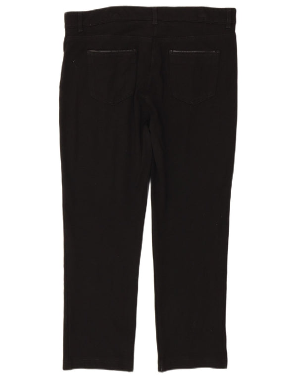 Wallis Lige Casual Bukser til kvinder UK 14 Large W34 L25 Sort Viscose