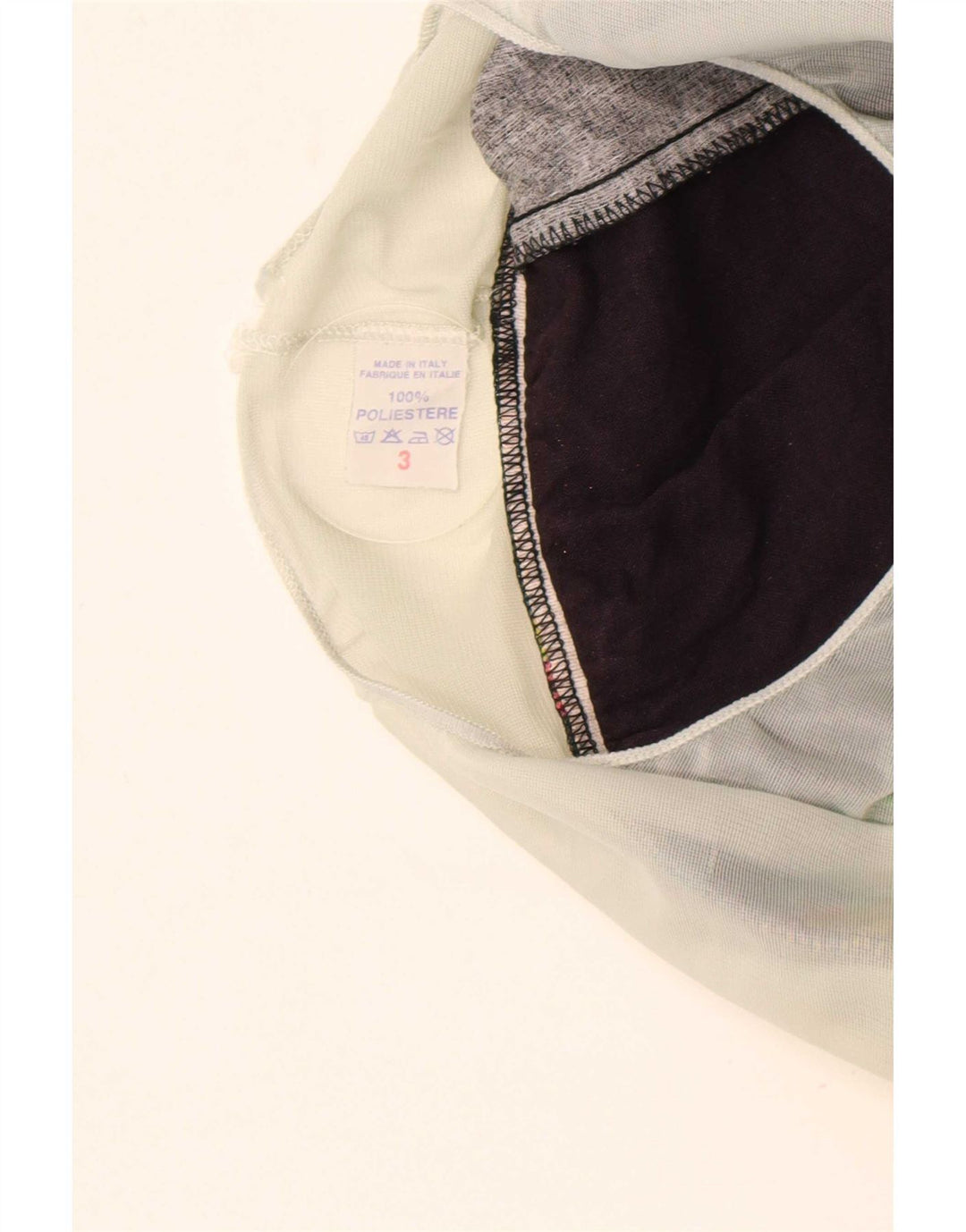 Vintage herre grafiske badeshorts store gule blomster polyester