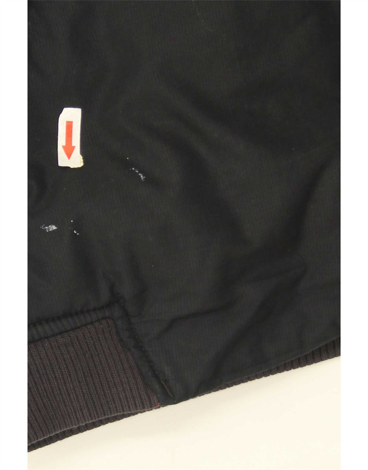 Nike Polstret hættejakke til mænd UK 38 Medium Sort Colourblock Polyester