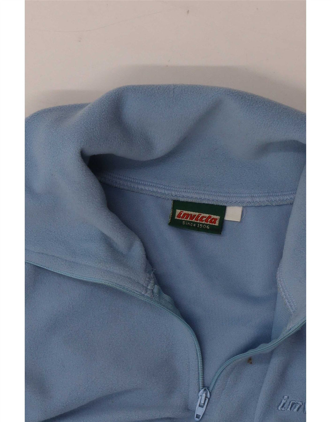 Invicta Fleece Jumper med lynlås til kvinder UK 16 Stor Blå