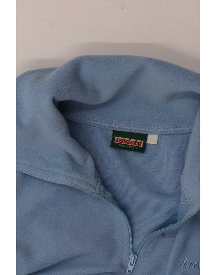 Invicta Fleece Jumper med lynlås til kvinder UK 16 Stor Blå