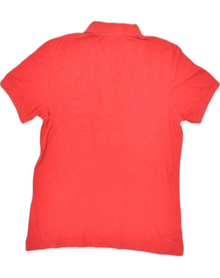 SERGIO TACCHINI Mens Polo Shirt IT 48 Medium Red Cotton | Vintage Sergio Tacchini | Thrift | Second-Hand Sergio Tacchini | Used Clothing | Messina Hembry 