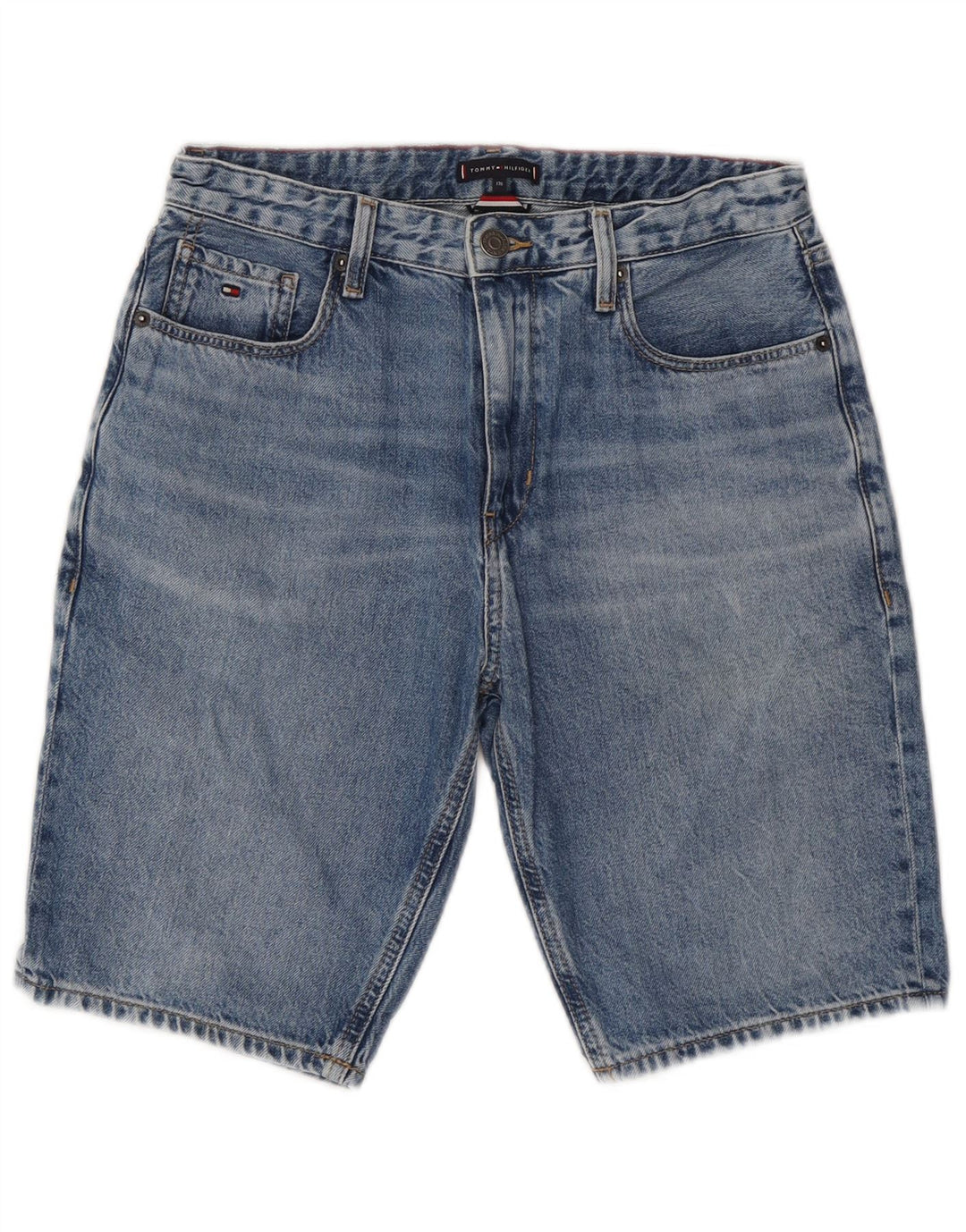Tommy Hilfiger Boys Denim Shorts 15-16 år W28 Blå