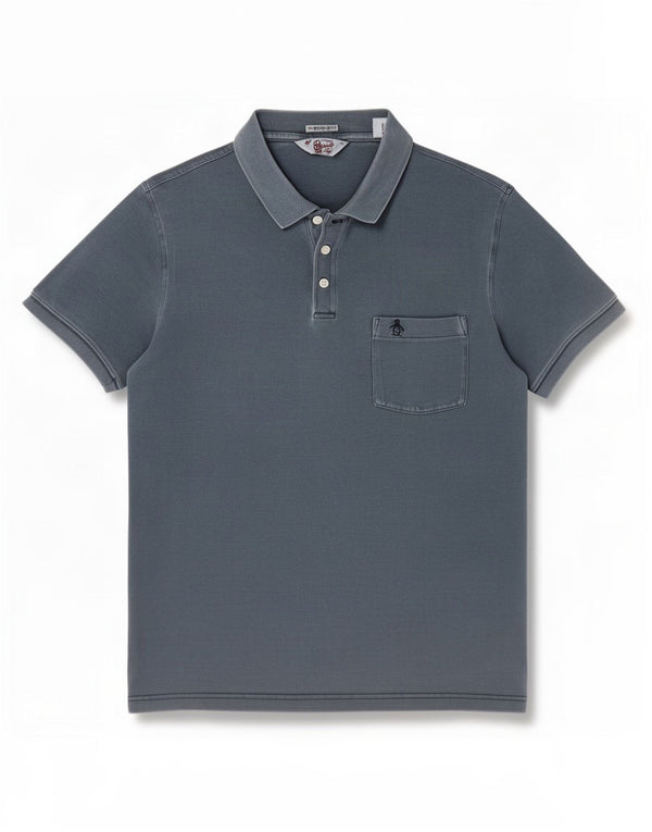 Penguin Heritage Slim Fit Polo Shirt XL Blå