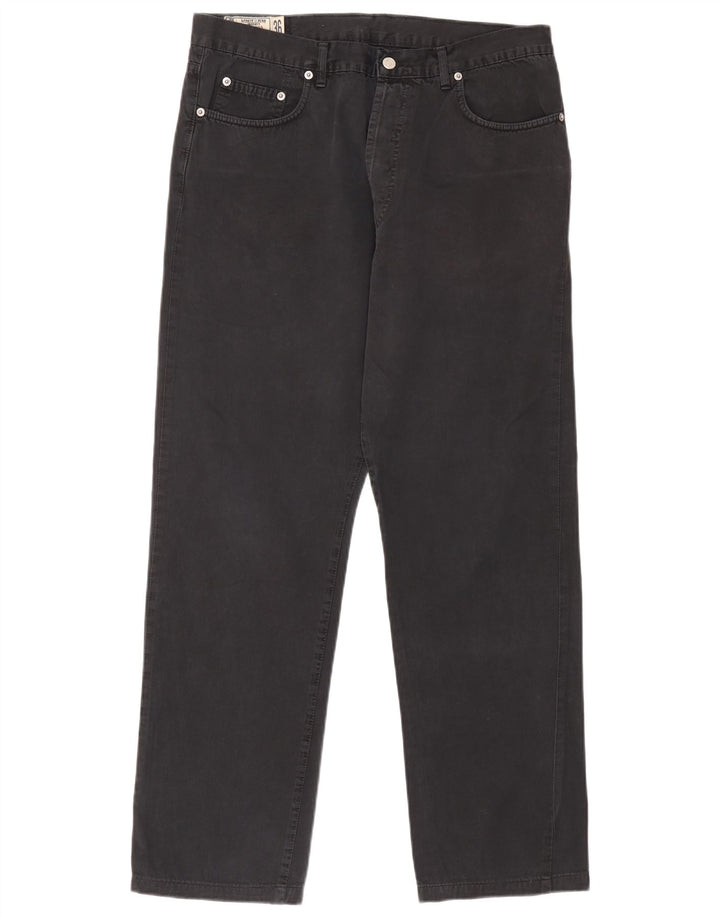 Uniform Herre Straight Jeans W36 L30 Sort Bomuld