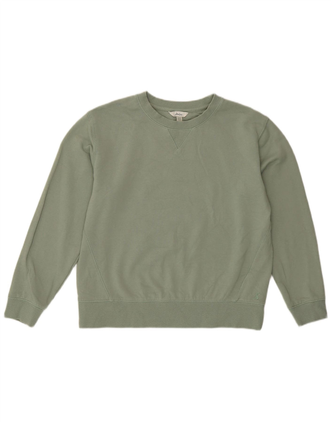 Joules Dame Oversized Sweatshirt Jumper UK 10 Lille grøn bomuld