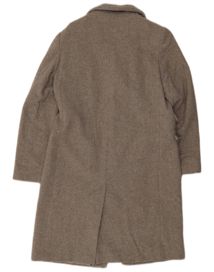 Marks & Spencer Dame Oversized Overfrakke UK 10 Lille Grå Uld