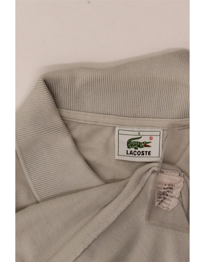 LACOSTE Poloshirt til mænd str. 5 Large Grå Bomuld