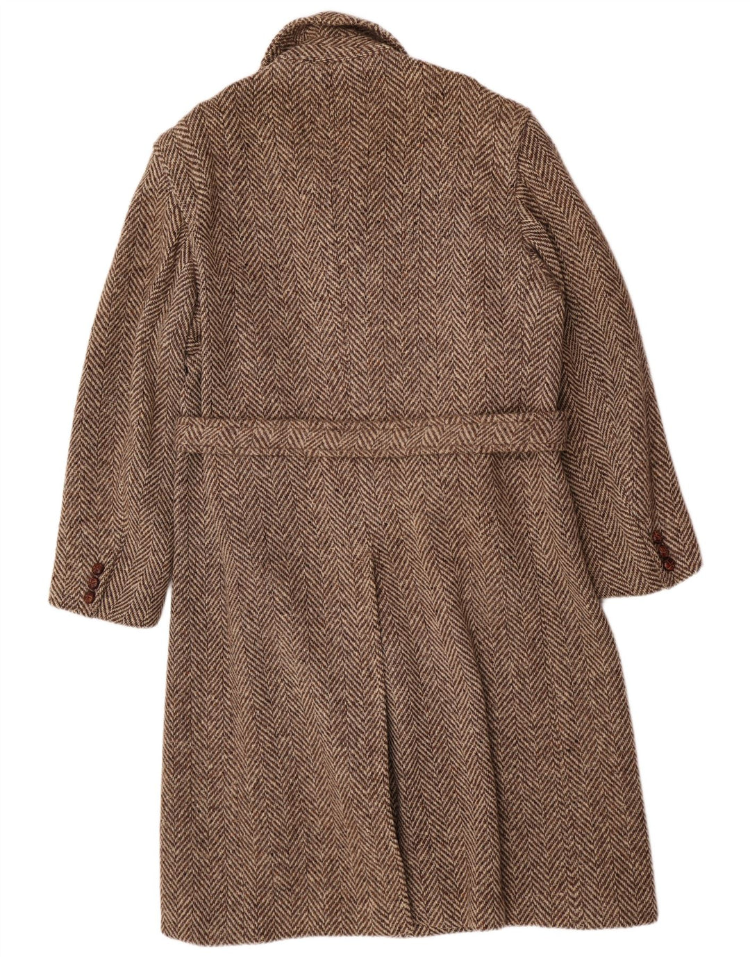 Moessmer Herre Overfrakke UK 42 XL Brun Sildebensuld