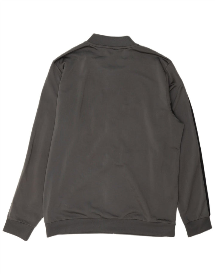 Adidas Træningsdragt til mænd, topjakke, stor grå polyester