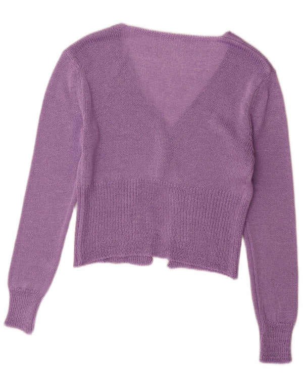Vintage Dame Bolero Jumper UK 10 Lille Lilla