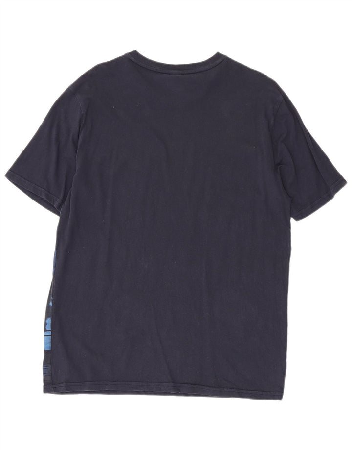 Oakley Herre Regular Fit T-Shirt Top Medium Navy Blue Floral
